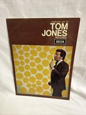 Complete List TOM JONES Records DECCA Leaflet Rare Collectible