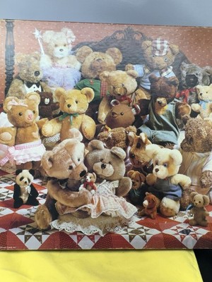 1985 Springbok ''The Best of Friends'' Jigsaw Puzzle 500 pieces Teddy Bears 20X20