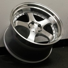 18x9.5 Silver Wheels Aodhan Ah03 Ah3 5x114.3 30 Set Of 4 73.1