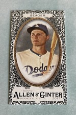 Corey Seager 2017 Topps Allen & Ginter #132 Mini Black Border Dodgers