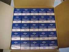 NEW 4 DOZEN, 50 GOLF BALLS CALLAWAY ERC SOFT TRIPLE TRACK WHITE 2 BALL PACKS