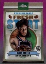 2024-25 Topps Chrome - Fresh Start Pink Basketball Devin Carter #FS-10 4F
