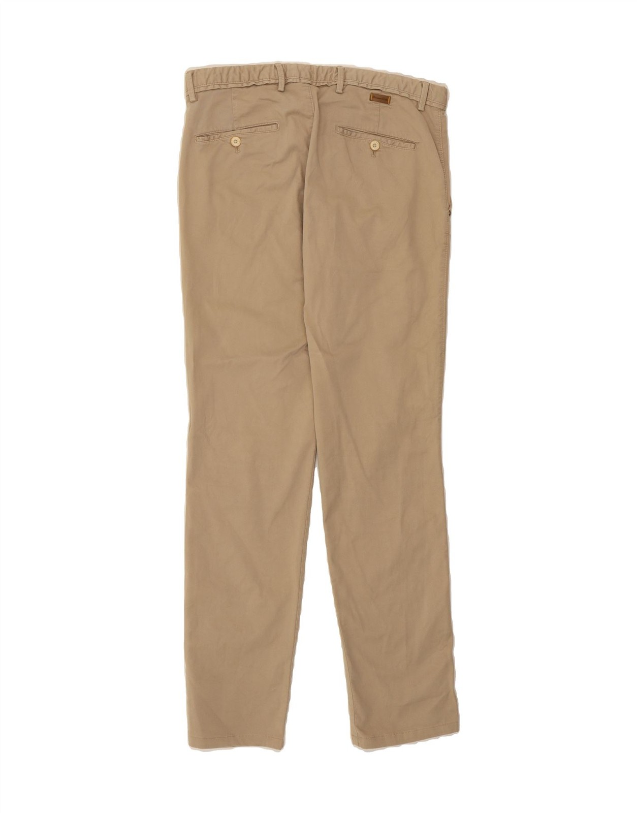 MASSIMO DUTTI Mens Slim Fit Chino Trousers EU 40 Medium W31 L31 Beige BA05 thumbnail 2