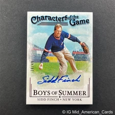 2024 Boys of Summer Sidd Finch Characters Of The Game AUTO Mets Red /49