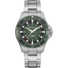 Orologio Hamilton Khaki Scuba Auto 43 mm H82525160 Acciaio Ceramica Verde