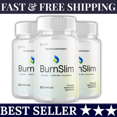 (3 Pack) BurnSlim Advanced Energy & Fitness Supplement Burn Slim 60 Capsules