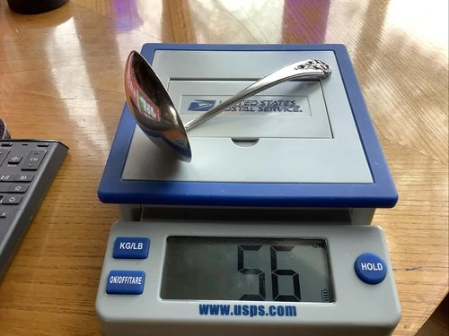 Vintage International Sterling Silver Queens Lace Ladle 56 Gms No Mono