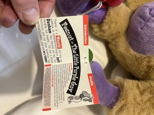 2008 Jeff Dunham sprechende PEANUT Puppe 18 Zoll am Stock Productions mit Etikett funktioniert - Bild 12 von 19