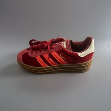 Adidas Gazelle Bold Bright Red Velvet  Shoes Size 8 Womens IG4388, NIB