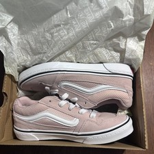  NEW sz 5 VANS Old Skool suede/mesh Sepia Rose Girls Sneakers Canvas Kids Shoes