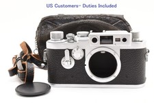 Leica IIIg Rangefinder 35mm Film Camera CLA'd + New Leather [ Near Mint++ ] 8001