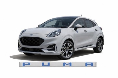 Für Ford Puma MK2 Heckklappe Emblem Blau Emblem ST ST-Line 2020-2024