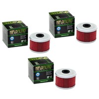 ÖLfilter Set 3 StüCk Hiflo HF113 FüR Honda CBF 250 VT 125 XL CBF250 VT125 XL125