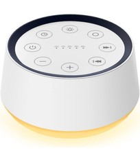 Brown Noise Sound Machine with 30 Soothing Sounds 12 Colors Night Light White No