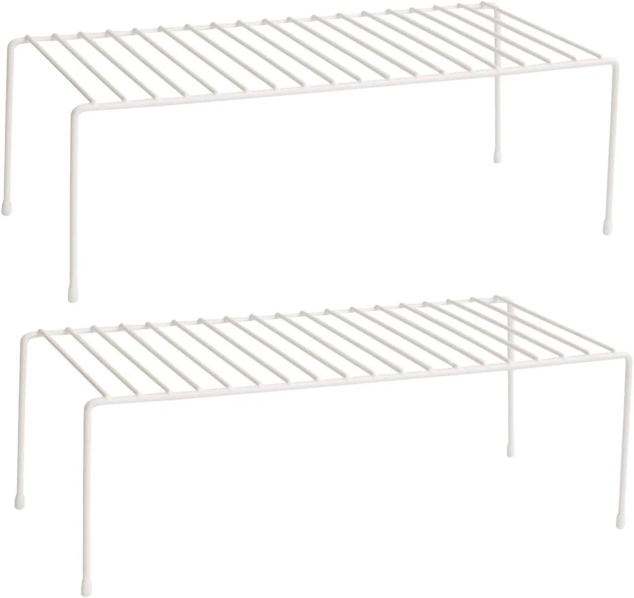 Kitchen Cupboard Organiser [2 Pack] Kitchen Cupboard Storage Shelf Rack