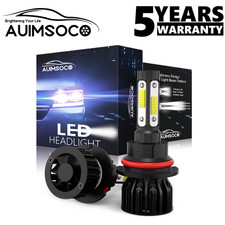 2x Hb5 9007 Led Headlights Light Hi-low Beam 12000k Super Bright White Lamp