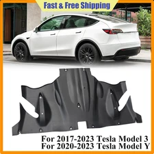 Rear Engine Under Cover Aero Splash Shield Fit For 2017-2023 Tesla Model 3 Y