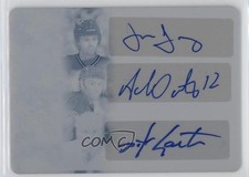 2022 Leaf ITG Used Printing Plate Cyan 1/1 Jaromir Jagr Adam Oates Auto HOF 7ez