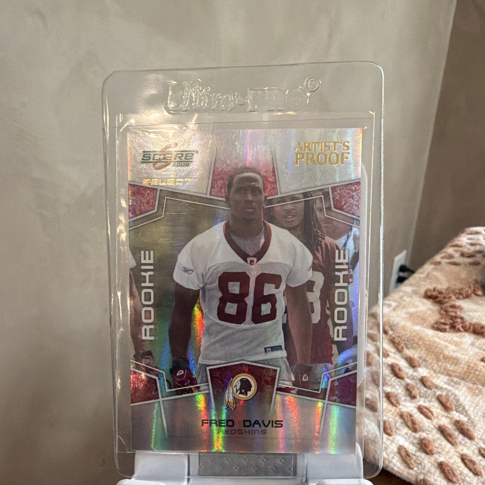 2008 Score Select - Rookie Fred Davis #368 Artist's Proof /32 (RC)