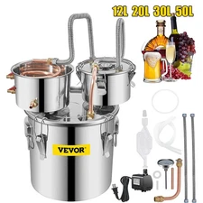 Alcohol Brewing Distiller Moonshine Apparatus Stainless Steel Still Beer Brandy