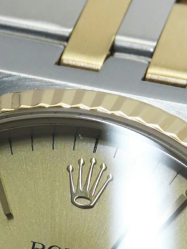 ROLEX Oysterquartz Datejust 17013 Gold Case Size 36mm Men's Used Watch #41621 image 4