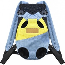 Pet Carrier Backpack Adjustable Legs Out Travel Bag Dogs Cats Medium