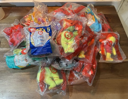 McDonalds Happy Meal Spielzeug versiegelt 24 Stück / Beanie Babys TY / (#A012)