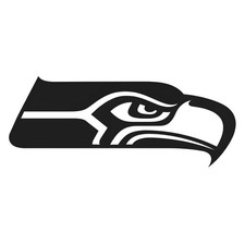 Seahawks Window Sticker Black White Decal Football Seattle Waterproof Vinyl Car