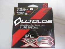YGK Ortros PE WX8 P1 No. 8 max120lb 60m New X Blade Yotsuami Lures