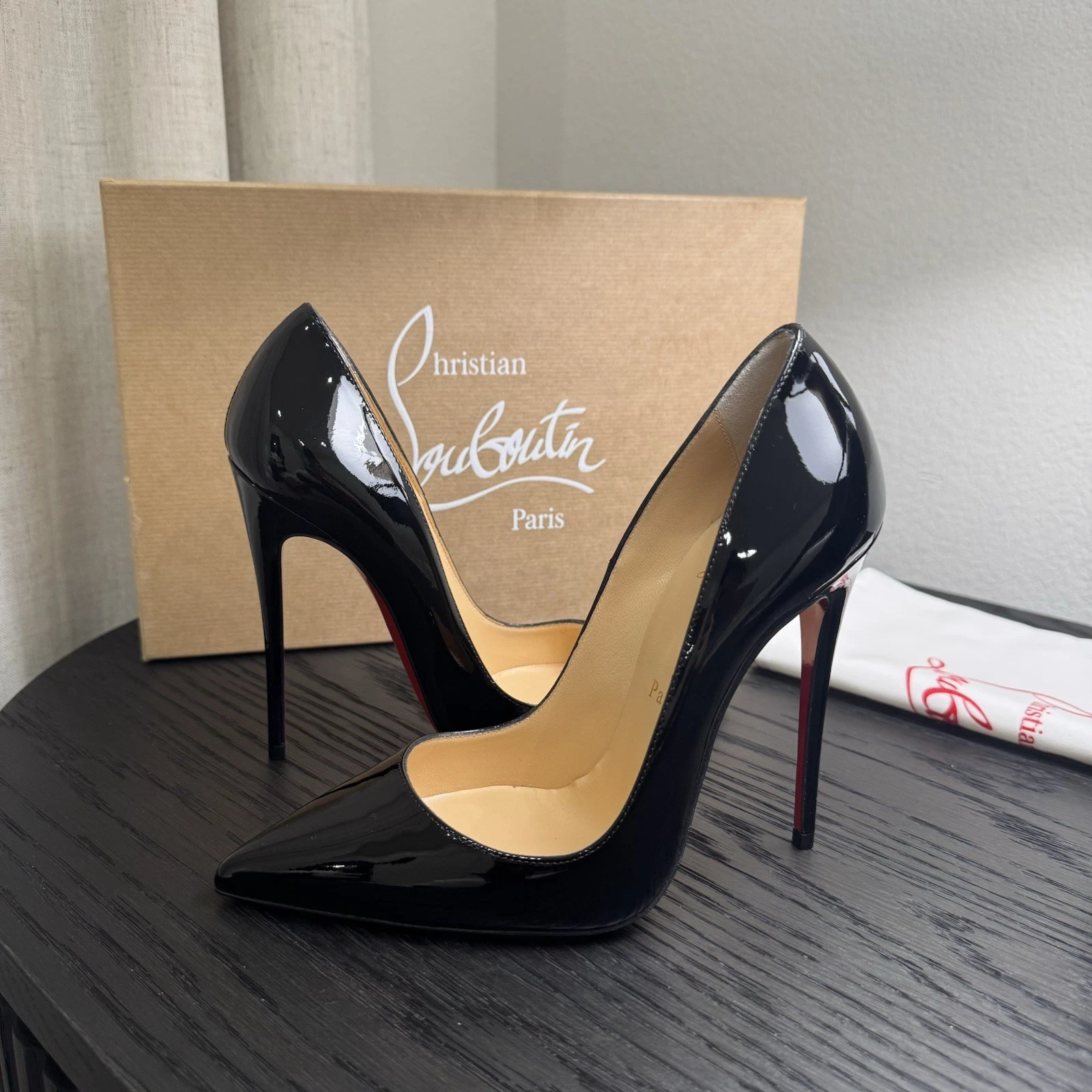 Christian Louboutin — Christian Louboutin So Kate 120 Pumps Patent Black 36