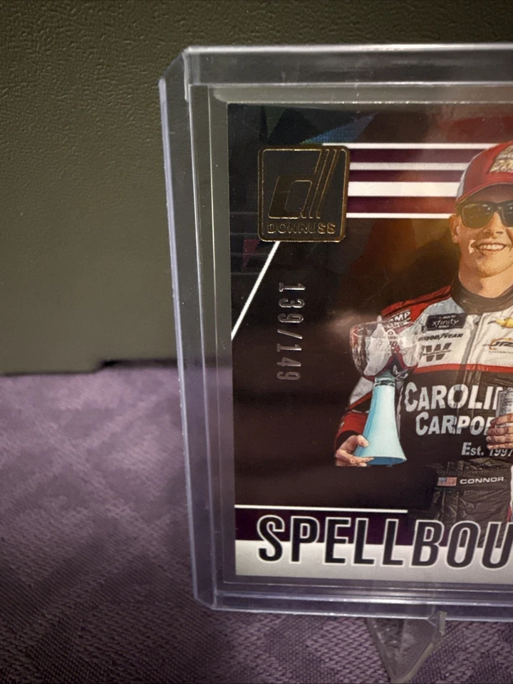 2025 Panini Donruss Nascar - Spellbound Connor Zilisch #40 Purple Ice /149 "H" Foto 3 de 3