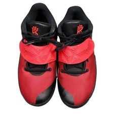 Nike Kyrie Shoes Sneakers Youth Size 7Y Red Black Basketball Strap BQ5620-005