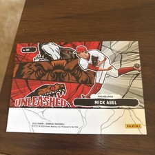 2023 Panini Donruss Unleashed Blue  /249 Mick Abel #U8 