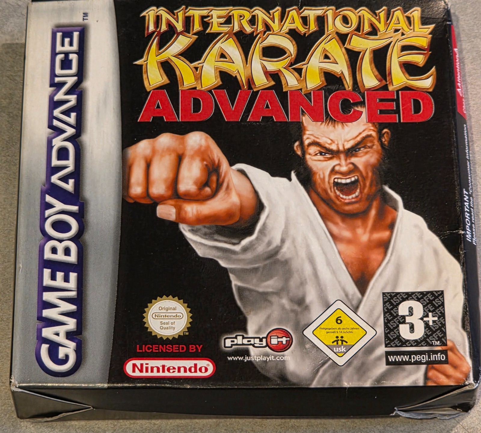 INTERNATIONAL KARATE ADVANCED NINTENDO GAMEBOY GAME BOY ADVANCE GBA