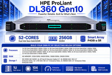 HP Proliant DL360 Gen10 52-CORES 6230R 256GB DDR4 P408i-a SR 3.84TB SSD 2.5" LOT