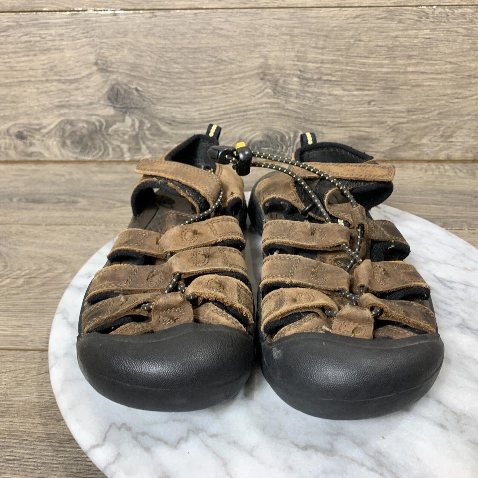 Keen Shoes Niños 4 Marrón Correa Cuero Sandalias Newport H2 Impermeable Deporte Senderismo Foto 2 de 4