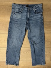 Vintage 80s Lee Denim Light Blue Men’s Jeans 35x29 Made In USA