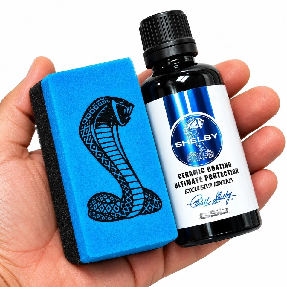 Shelby ceramic coating bottle and foam application pad