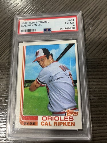 1982 Topps Traded Cal Ripken #98T (RC) PSA 6