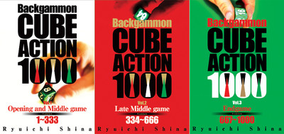 Buch Backgammon Würfel Action 1000 von Ryuichi Shina. 3 vols. Kneipe. 2013. Versandkostenfrei