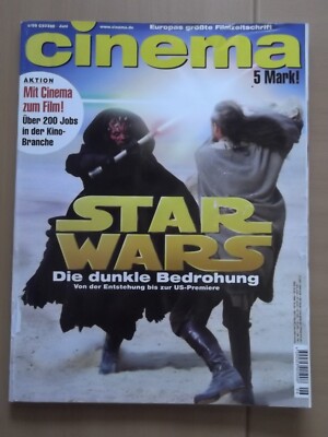 Zeitschrift CINEMA 6 / 1999 Heft 253 - Star Wars - Verlockende Falle - Der Guru
