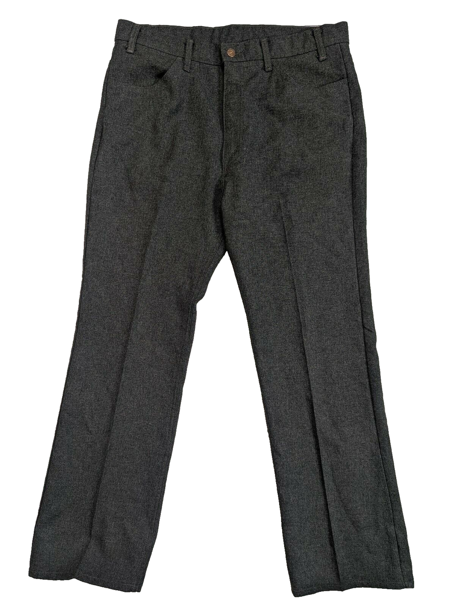 Vintage Levis Dress Slacks Gray Chino Pants Mens Size W38 x