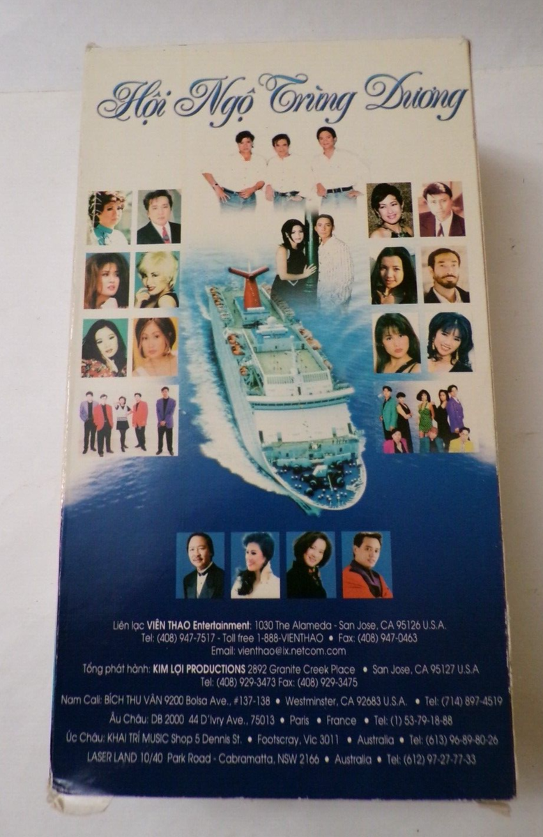 Hoi Ngo Trung Duong Vien Thao Vietnamese Music VHS, 2 Tapes (029-8