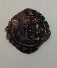 4 Maravedi Maravedi S. XVI Santo Domingo Mint 24,5 mm 2,5 grammi Circa 1542