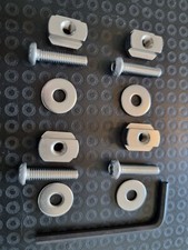 Button Head Hex M6 Bolt & T-Nuts - 4 X M6 25mm - Foiling - For Watersports