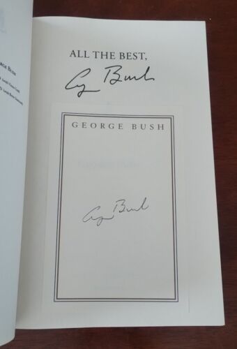 SIGNED 1st US Ed All The Best President George HW Bush My Life in Letters - Picture 2 of 7
