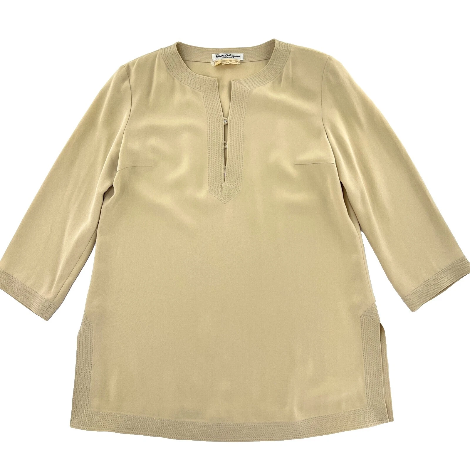 Шелковые деловые топы для женщин Salvatore Ferragamo