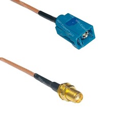 RG316 Fakra Z Female to SMA FEMALE RF Cable Rapid-SHIP LOT