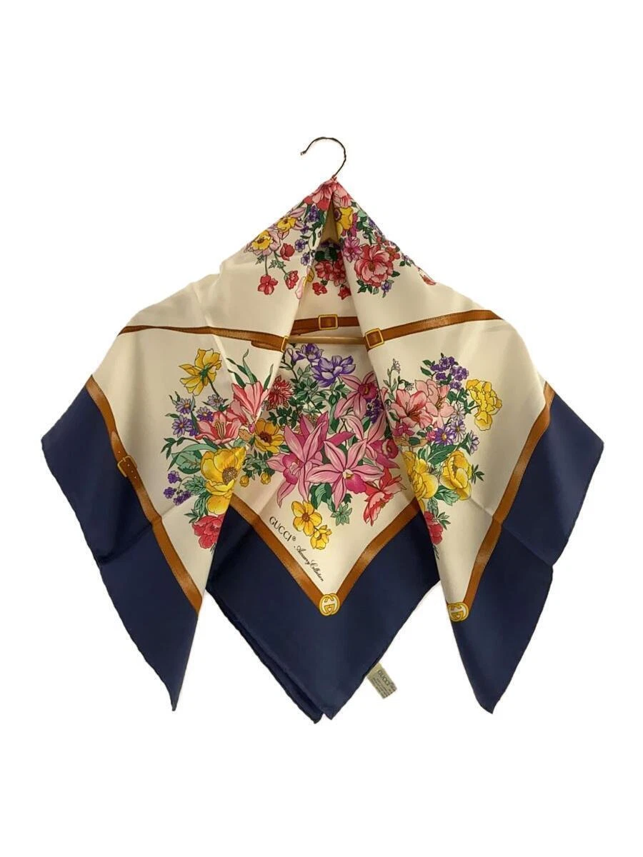 Foulard GUCCI / soie / CRM / motif total / femme