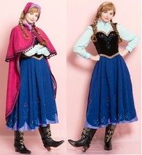 Disney Frozen Anna Mountain cape and dress set Woman secret honey Japan